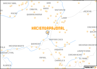 map of Hacienda Pajonal