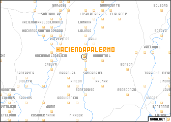 map of Hacienda Palermo