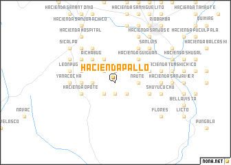 map of Hacienda Pallo