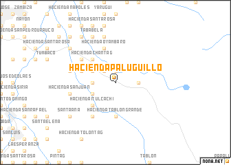 map of Hacienda Paluguillo