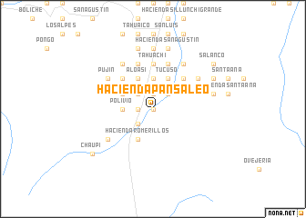 map of Hacienda Pansaleo