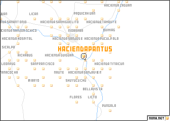 map of Hacienda Pantús