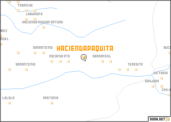 map of Hacienda Paquita