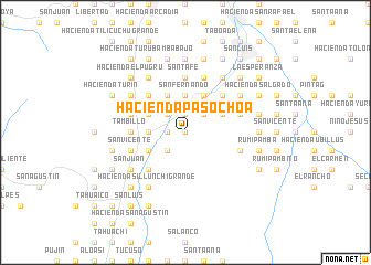 map of Hacienda Pasochoa