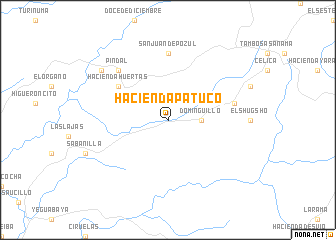 map of Hacienda Patuco