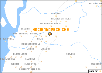 map of Hacienda Pechiche