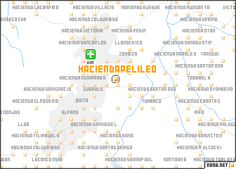 map of Hacienda Pelileo