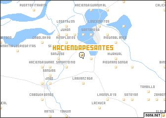 map of Hacienda Pesantes