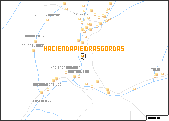 map of Hacienda Piedras Gordas