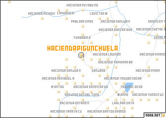 map of Hacienda Pigunchuela