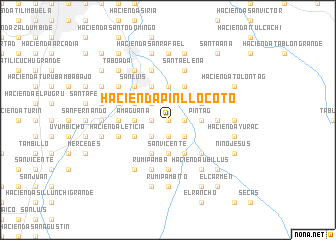 map of Hacienda Pinllocoto