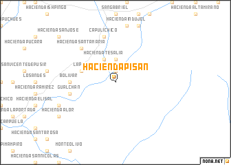 map of Hacienda Pisán