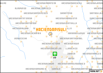 map of Hacienda Pisulí