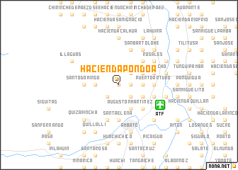 map of Hacienda Pondoa