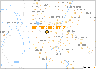 map of Hacienda Porvenir