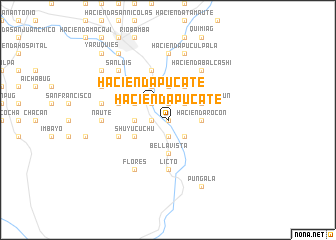 map of Hacienda Pucate