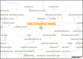 map of Hacienda Puchués