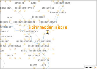 map of Hacienda Puculpala