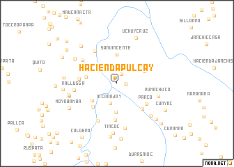 map of Hacienda Pulcay