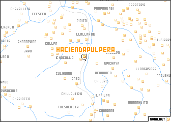 map of Hacienda Pulpera