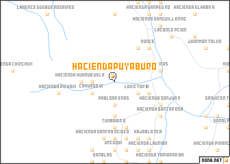 map of Hacienda Puyaburo