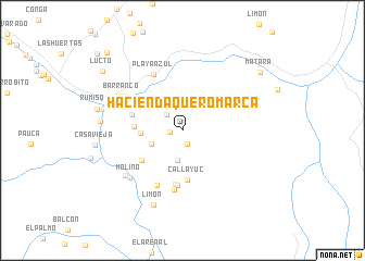 map of Hacienda Queromarca