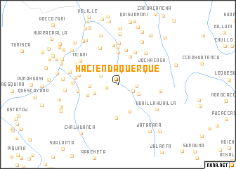 map of Hacienda Querque