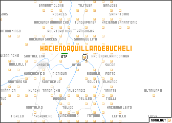 map of Hacienda Quillán de Bucheli