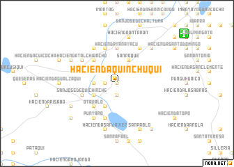 map of Hacienda Quinchuquí