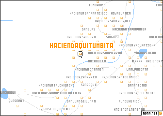 map of Hacienda Quitumbita