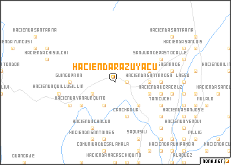 map of Hacienda Razuyacu