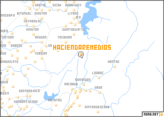 map of Hacienda Remedios