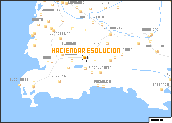 map of Hacienda Resolucion