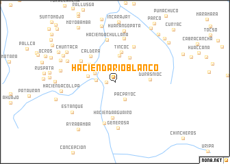 map of Hacienda Río Blanco