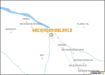 map of Hacienda Río Blanco