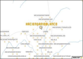 map of Hacienda Río Blanco