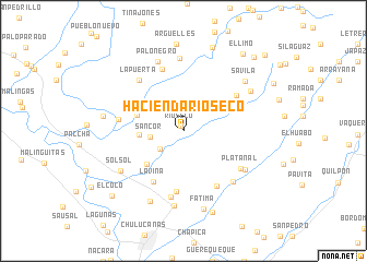 map of Hacienda Río Seco