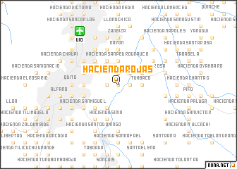 map of Hacienda Rojas