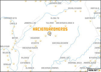 map of Hacienda Romeros