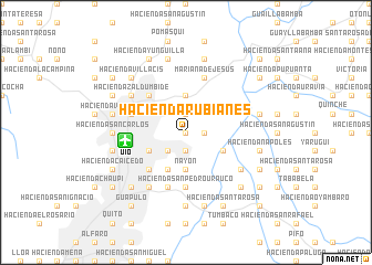 map of Hacienda Rubianes