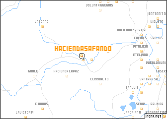 map of Hacienda Safando