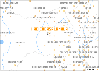 map of Hacienda Salamala