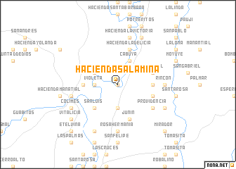 map of Hacienda Salamina