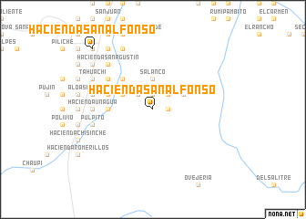 map of Hacienda San Alfonso