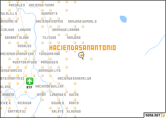 map of Hacienda San Antonio