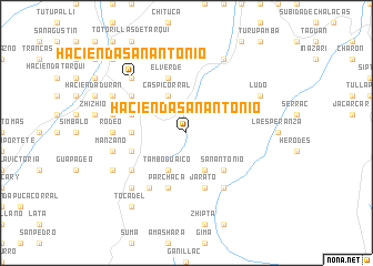 map of Hacienda San Antonio