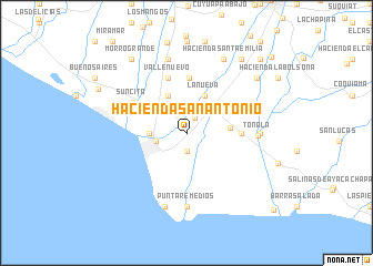 map of Hacienda San Antonio