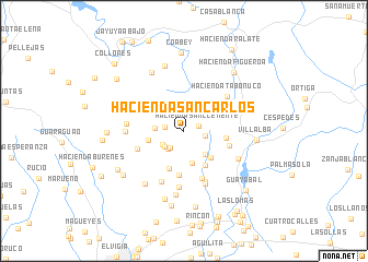 map of Hacienda San Carlos