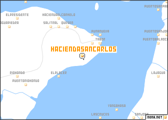 map of Hacienda San Carlos