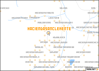 map of Hacienda San Clemente